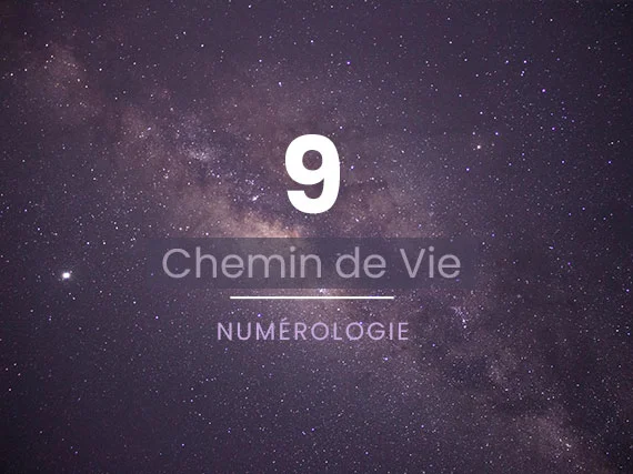 Chemin de Vie 9 en Numérologie