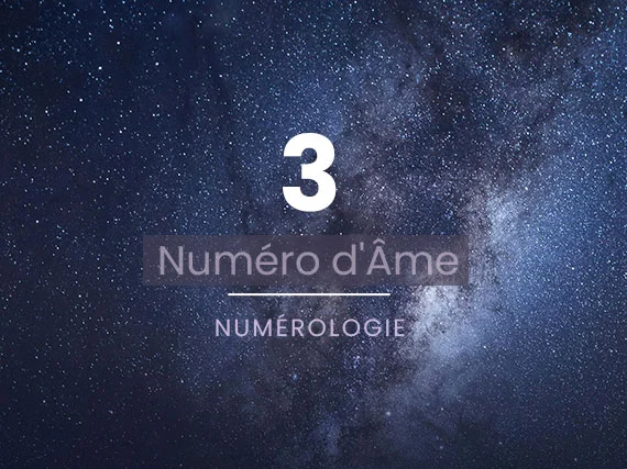 Numéro d'Âme 3 en Numérologie